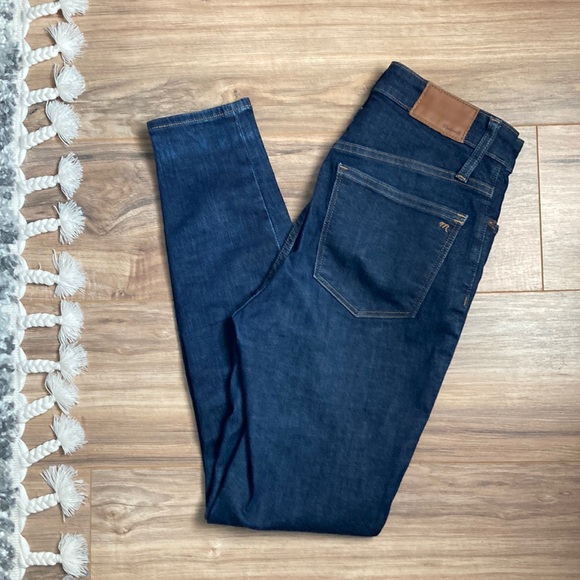 Madewell | Curvy High Rise Skinny Jeans Dark Wash size 27 - Picture 1 of 15